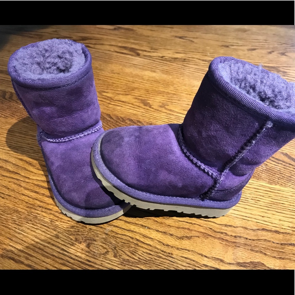 Purple UGG boots size 6